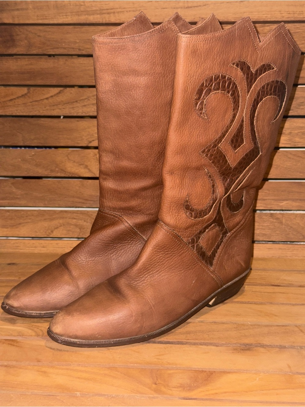 Vintage Leather Gabor Gaby Western Boots
Sz 6.5